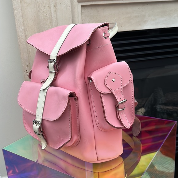 Limited edition Leather Grafea Barbie Style Backpack - Picture 2 of 5